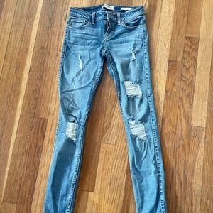 Guess power stretch skinny jeans size 24